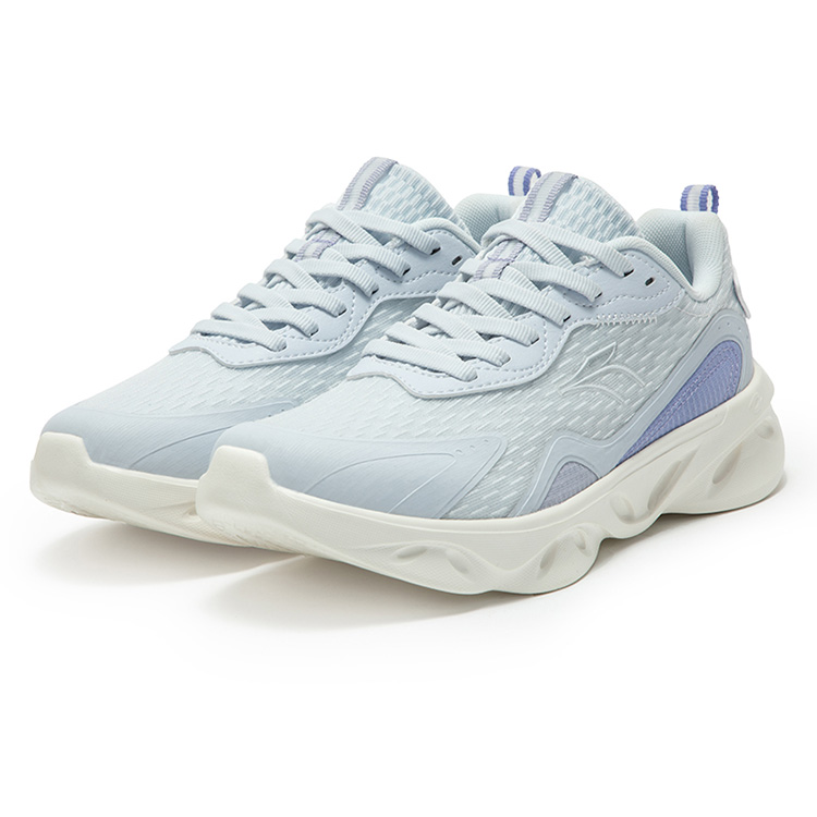 361° Mesh, Synthetic Leather Slip Resistant Abrasion Resistant Low top Casual Running Shoes Women’s Blue