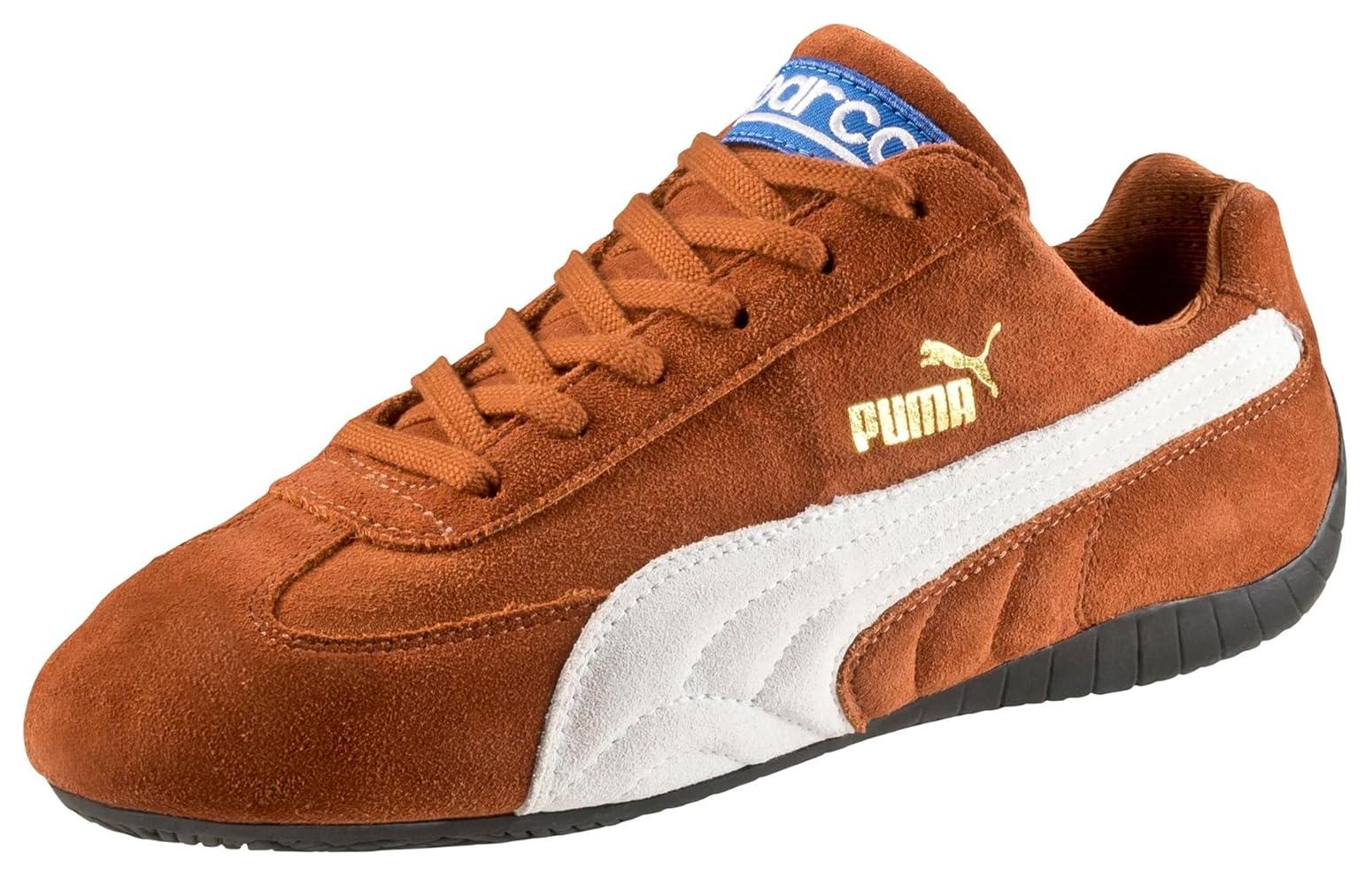 PUMA Speedcat Collection Cushioning Slip Resistant Lightweight Low top Running Shoes Unisex Brown