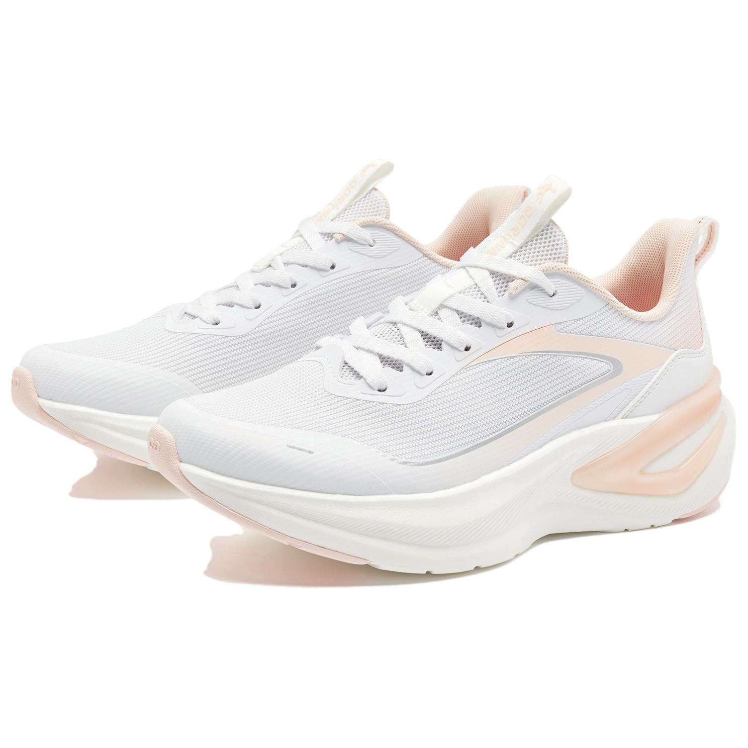 QIAODAN Cushioning Rebound Height Increasing Abrasion Resistant Breathable Low top Casual Training Sprint Running Shoes