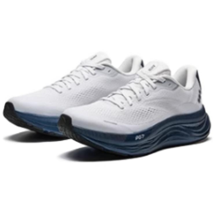 Anta Cushioning Slip Resistant Abrasion Resistant Low top Sprint Long Distance Running Shoes Men’s Gray Blue
