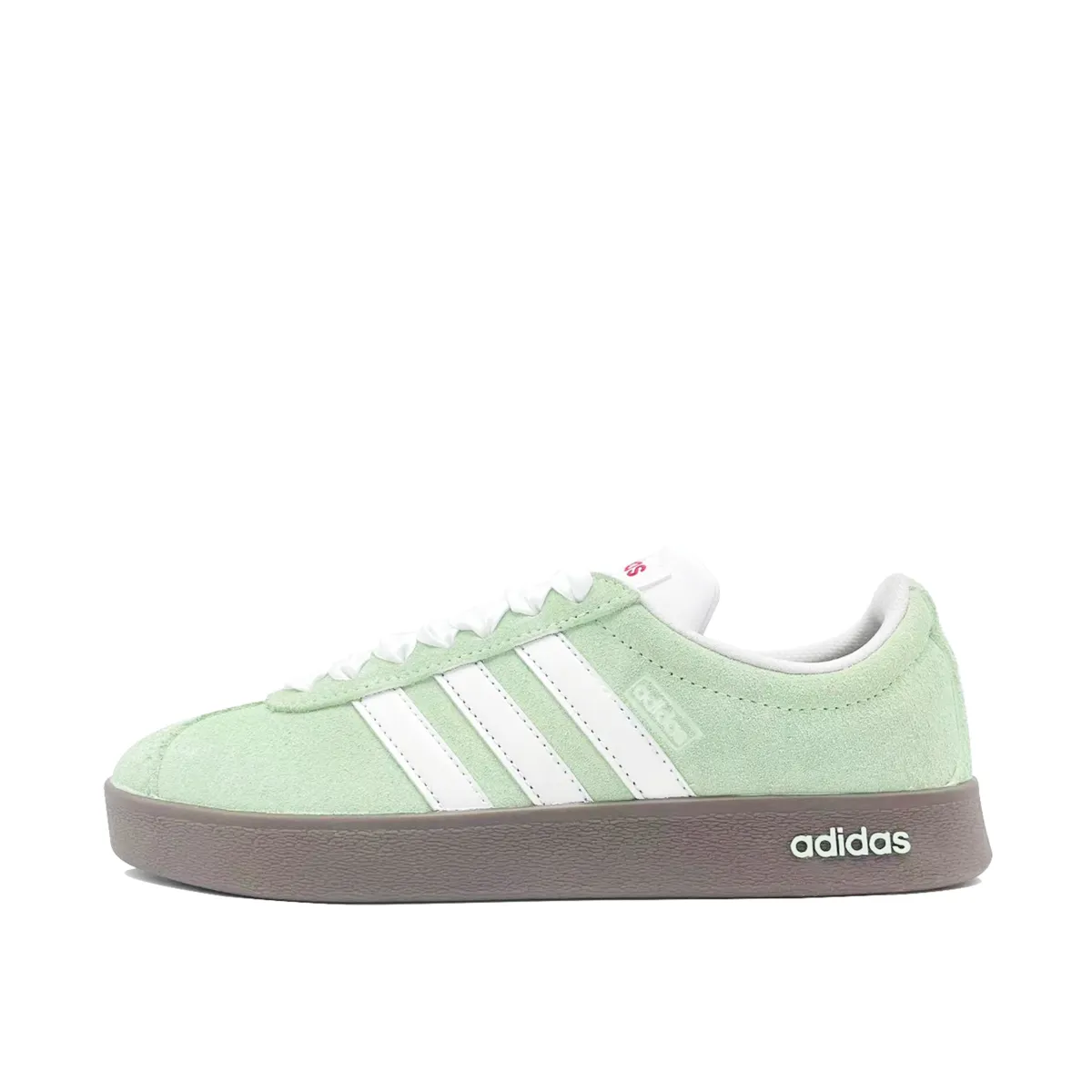 Adidas VL COURT 2.0 Green Satin Coverage Abrasion Resistant Coverage Abrasion Resistant Low top Skateboard Shoes Unisex