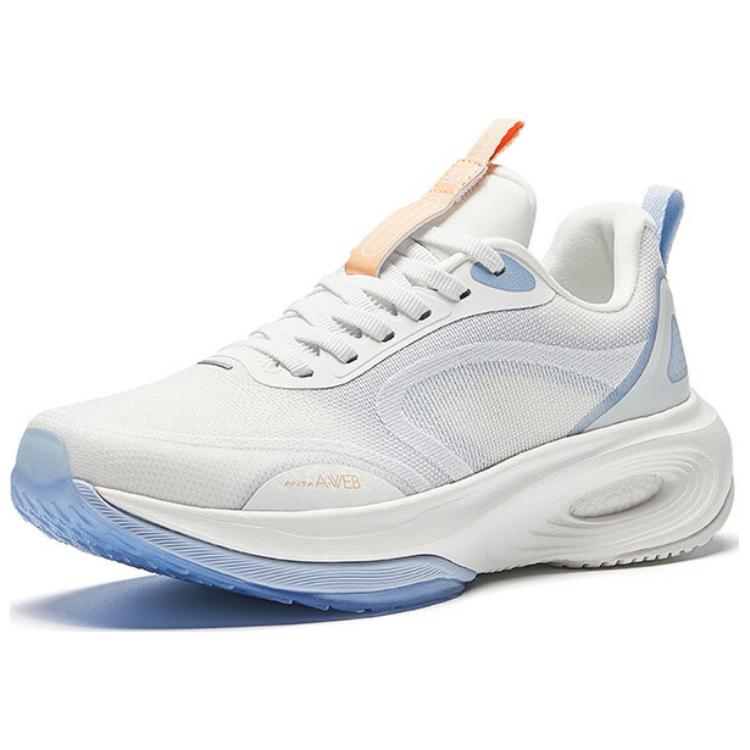 Anta Spiritual Arc Slip Resistant Low top Running Shoes Women’s White Blue