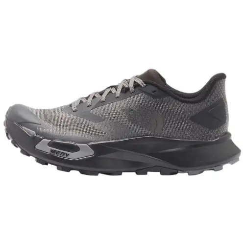 THE NORTH FACE Vective Enduris 4 Cushioning Breathable Rebound Low top Running Shoes Men's Dark Gray