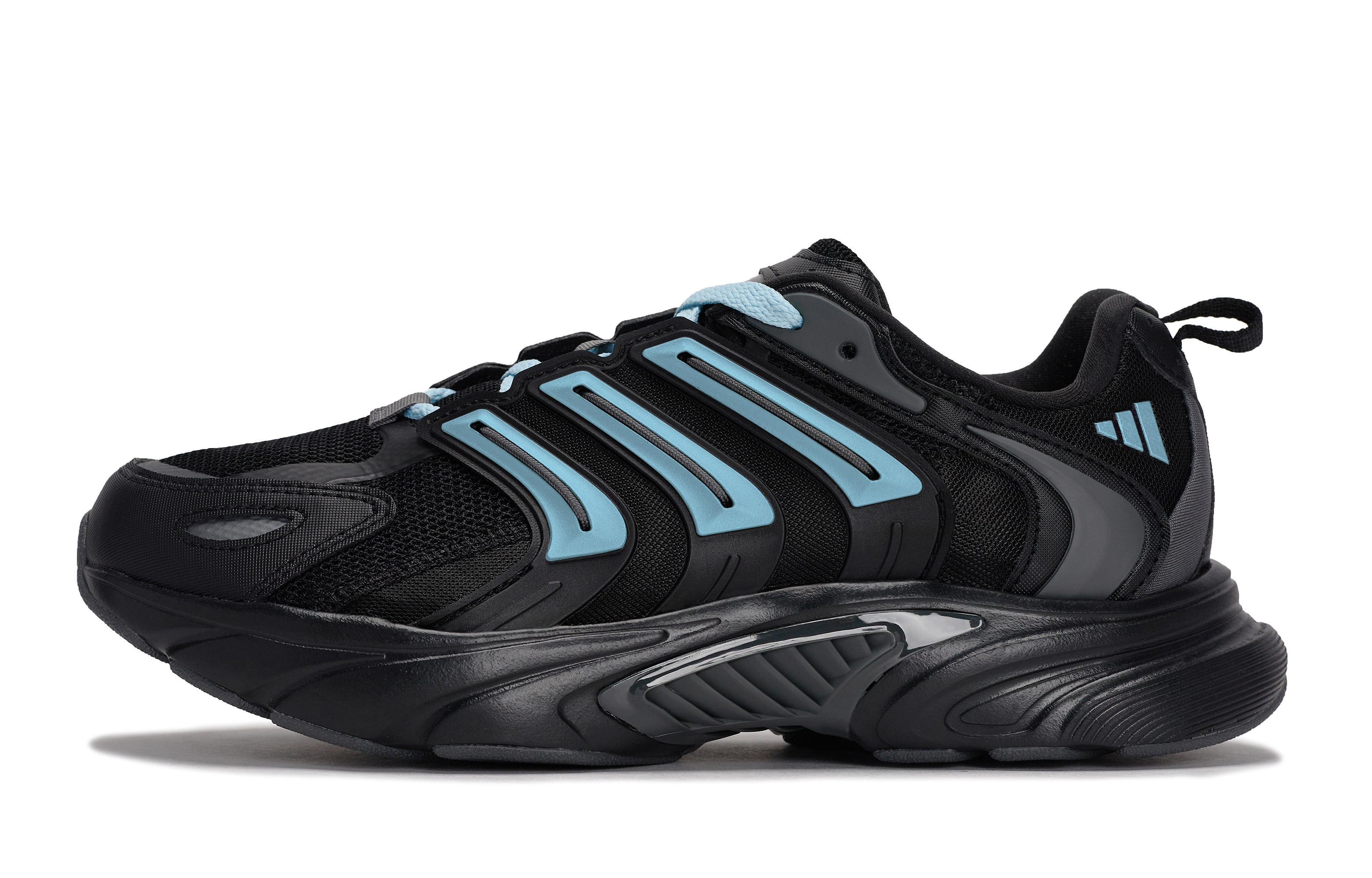 Adidas CLIMACOOL BOUNCE Slip Resistant Abrasion Resistant Low top Running Shoes Unisex Black Blue