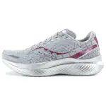 Saucony Endorphin Speed 3 Mesh Slip Resistant Abrasion Resistant Low top Running Shoes Unisex Gray Purple
