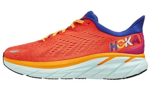 HOKA ONE ONE Clifton 8 Fiesta Orange Purple