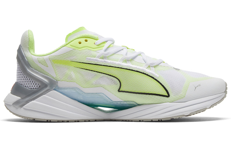 Мужские кроссовки PUMA Ultraride (бело-желтые) — Белый / жёлтый — фото 2