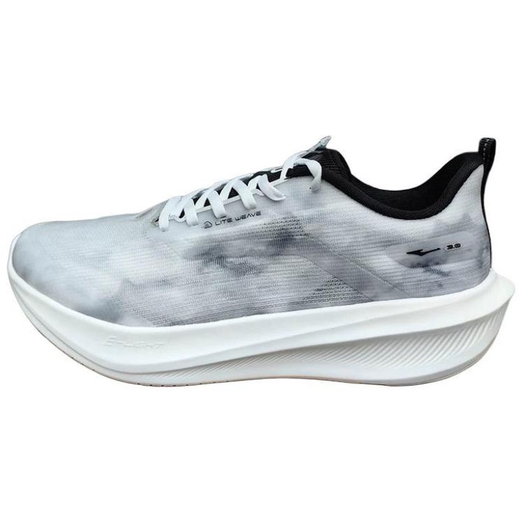 Erke Light Acrobatics 3.0 Fabric Slip Resistant, Abrasion Resistant, Breathable Low top Casual Running Shoes Men’s Gray