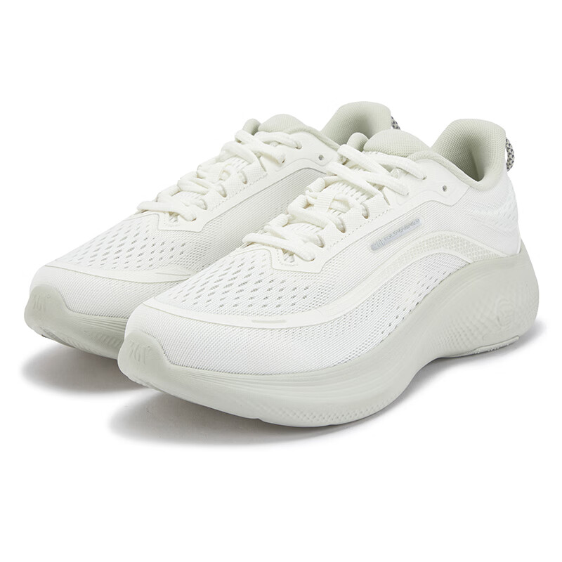 361° N40 Abrasion Resistant, Breathable, Lightweight Low top Running Shoes Women’s Feather White Ore Gray Green