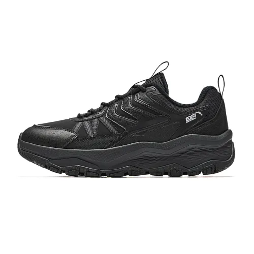 Anta Mountain Exploration Low top Trail Running Shoes, Fleece Lined Women's Basic Black