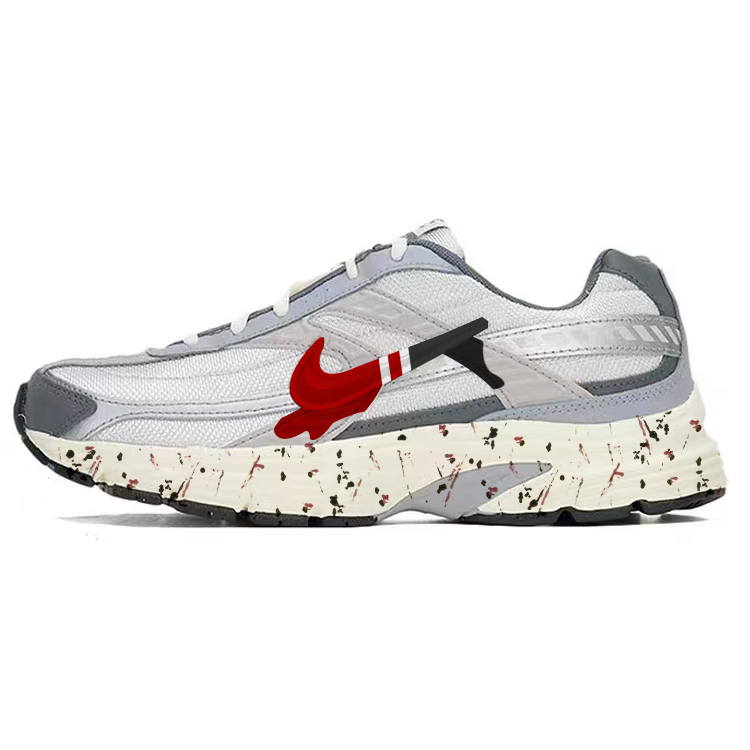 Nike Initiator Cushioning Slip Resistant Abrasion Resistant Lightweight Low top Running Shoes Men’s White
