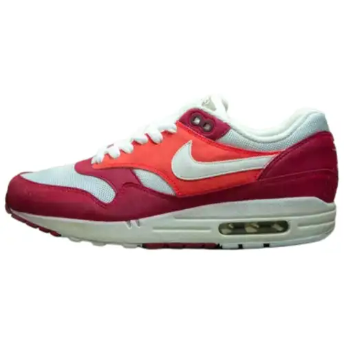 Nike Air Max 1 Low top Casual Running Shoes Unisex Red White