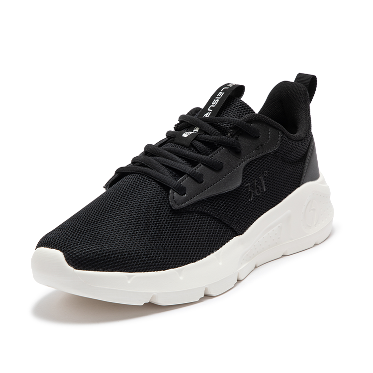 361° Slip Resistant And Breathable Low top Casual Running Shoes Men’s Black White