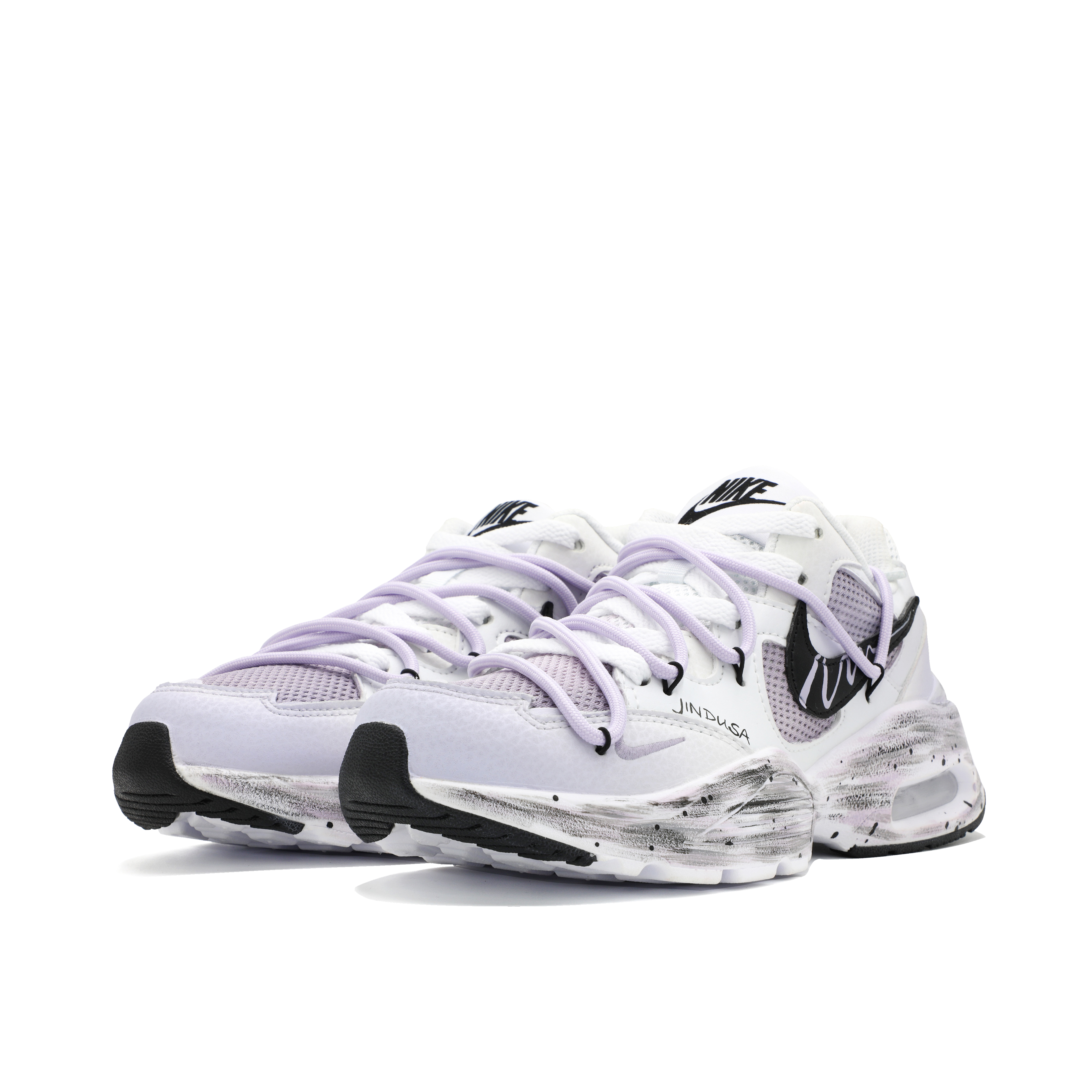 Nike Air Max Fusion Cushioning Slip Resistant Abrasion Resistant Low top Air Cushion Running Shoes Women’s