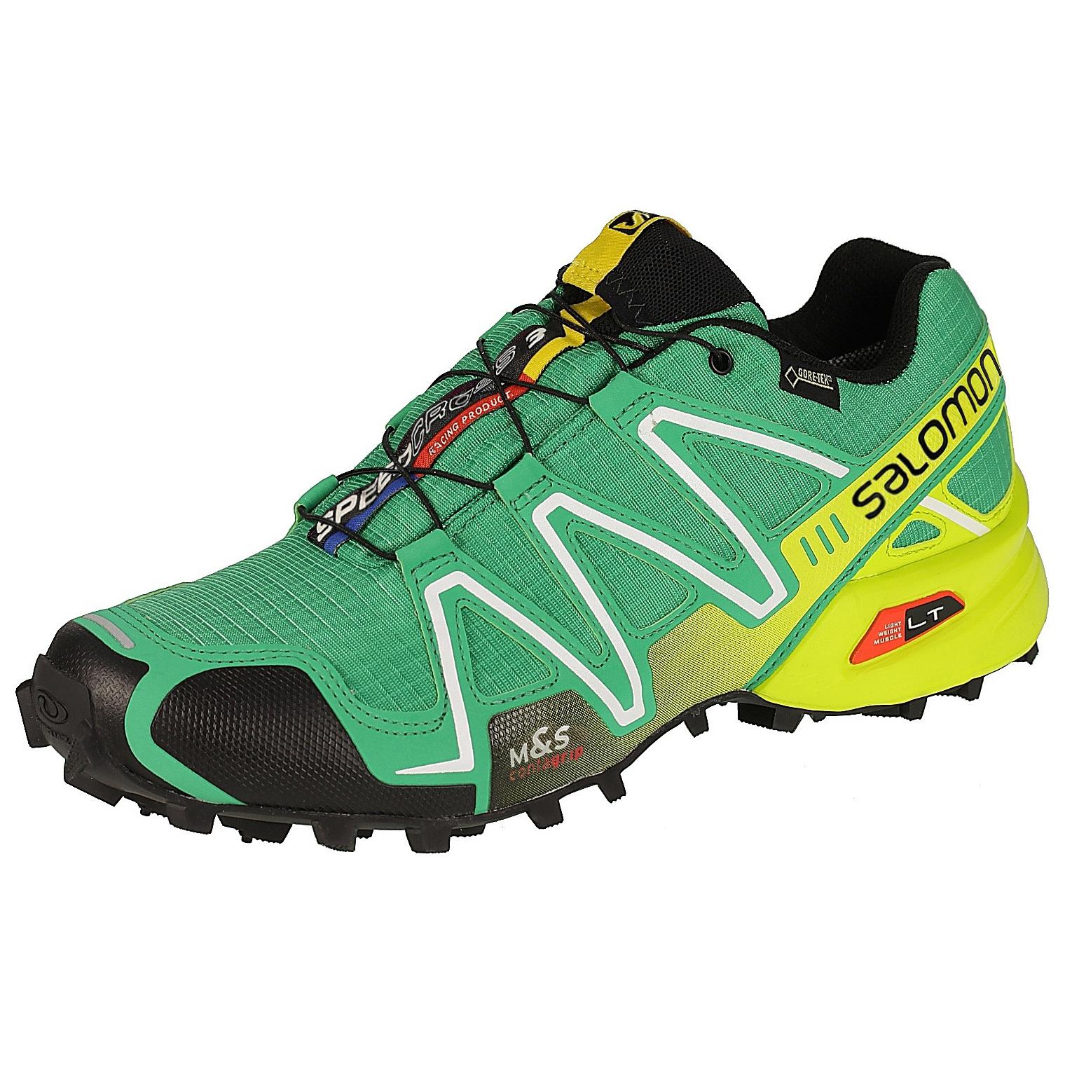 Мужские кроссовки Salomon SPEEDCROSS 3 GTX (зеленые)