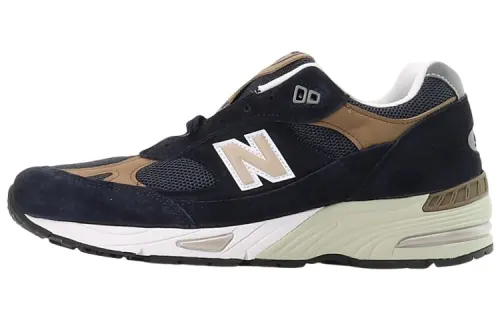 991 New Balance Made In England 'Navy Brown'