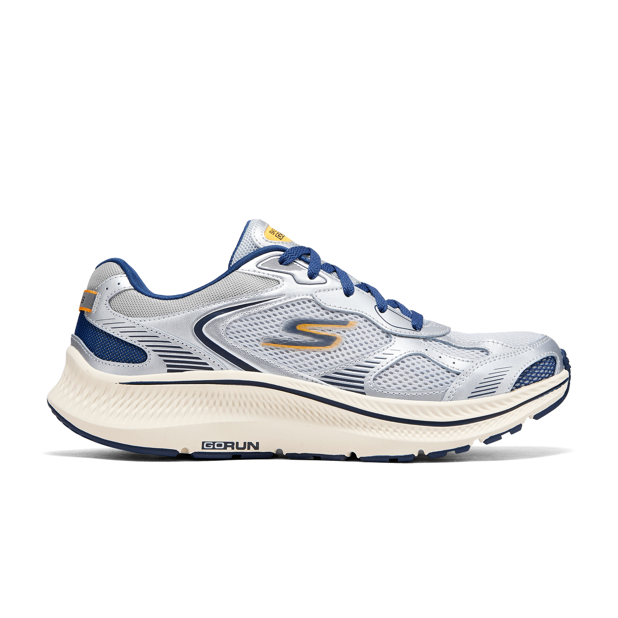 Skechers Go Run Consistent 2.0 Soft And Comfortable Abrasion Resistant Low top Casual Running Shoes Men’s Gray Blue