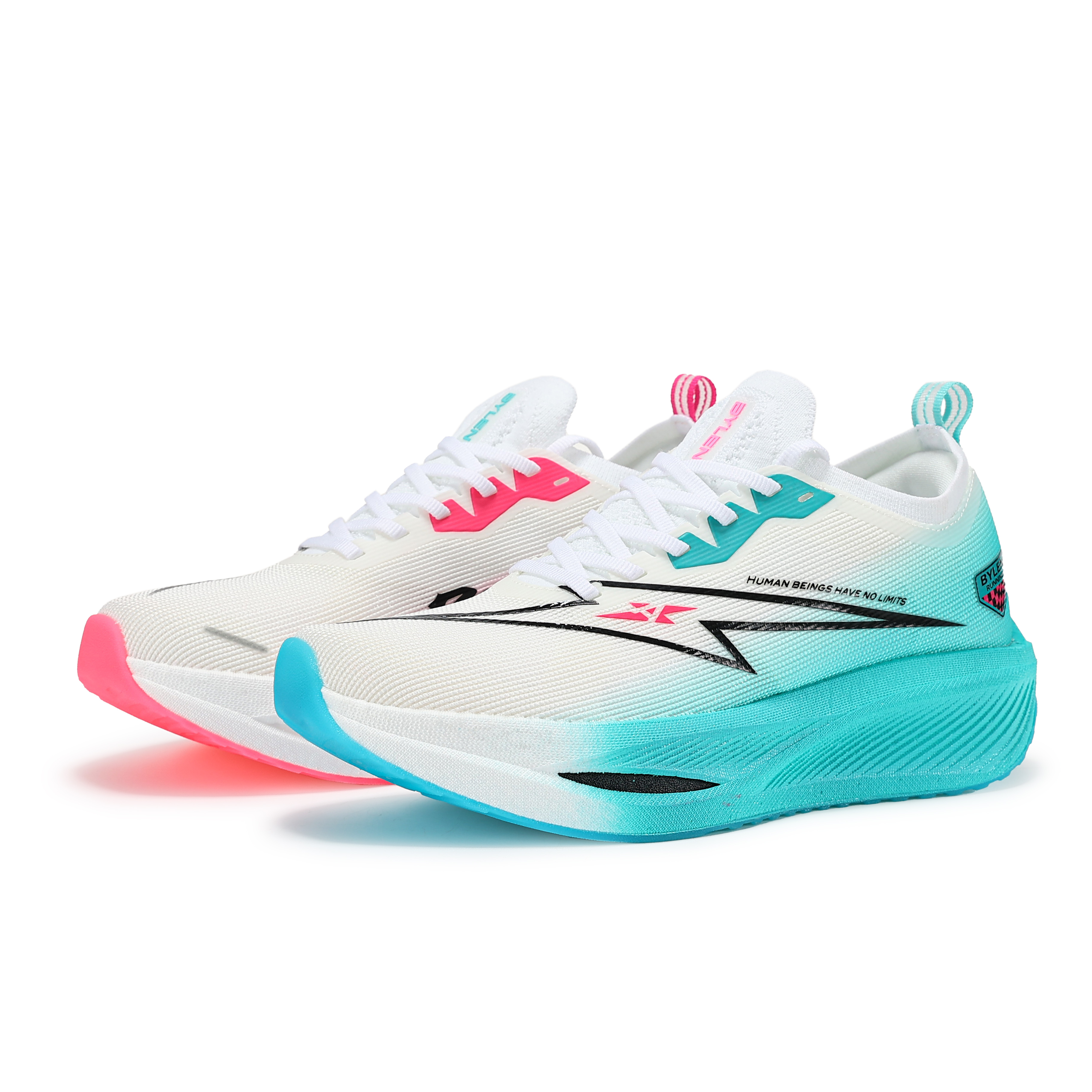 BYLEN Low top Running Shoes Unisex Waterfall Blue