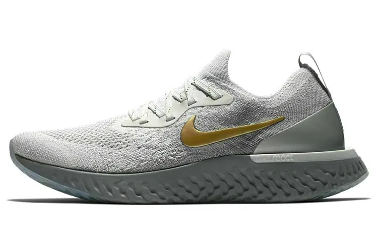 Nike Epic React Flyknit Premium 'Vast Grey Gold' Women's