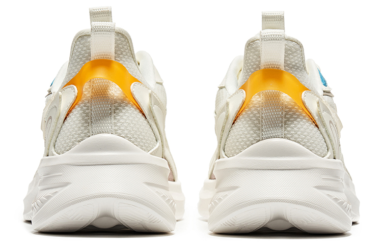 Erke Regular Low top Running Shoes Men’s White Orange Yellow