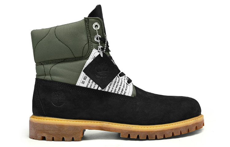 Timberland PREMIUM 6 Inch Short Outdoor Boots Men's Black Green Wide Fit