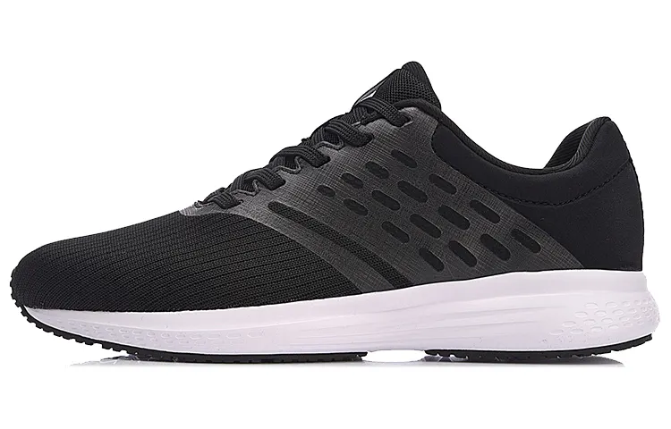 Li Ning Speed Star Breathable Low top Running Shoes Women's Black White