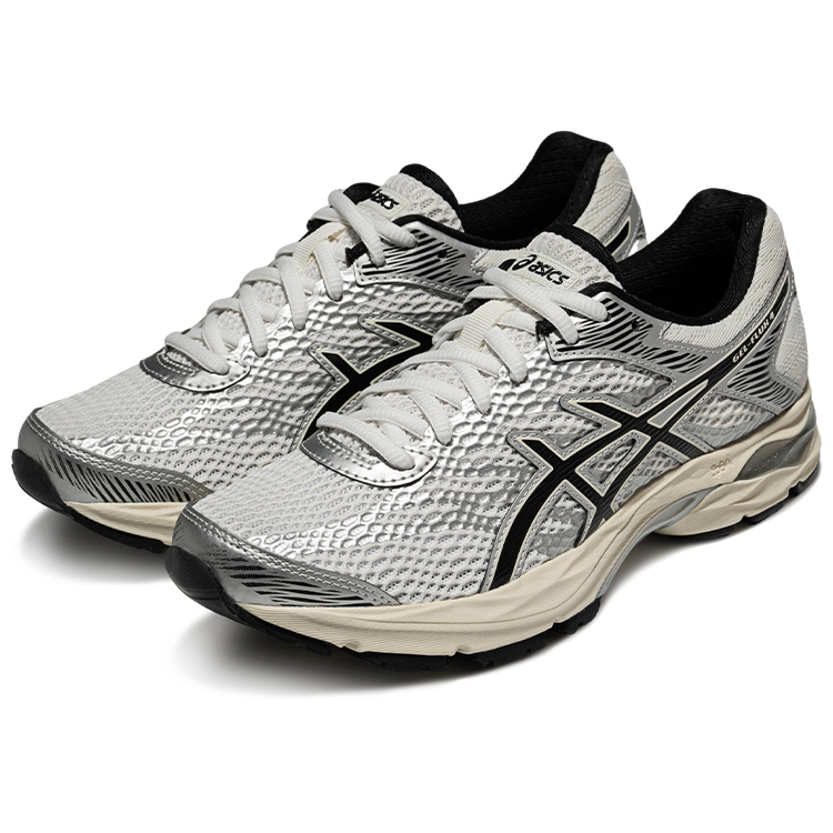 ASICS Gel Flux 4 Fashion Low top Physical Fitness Test & Exam Running Shoes Women’s White