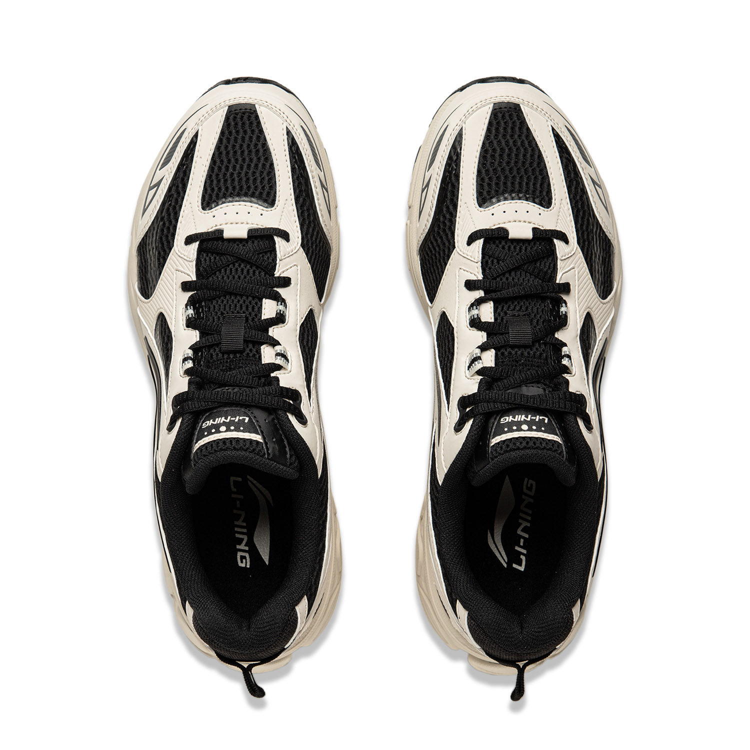 Li Ning Fuyao 2.0 Slip Resistant Abrasion Resistant Low top Casual Running Shoes Men’s Black Gray