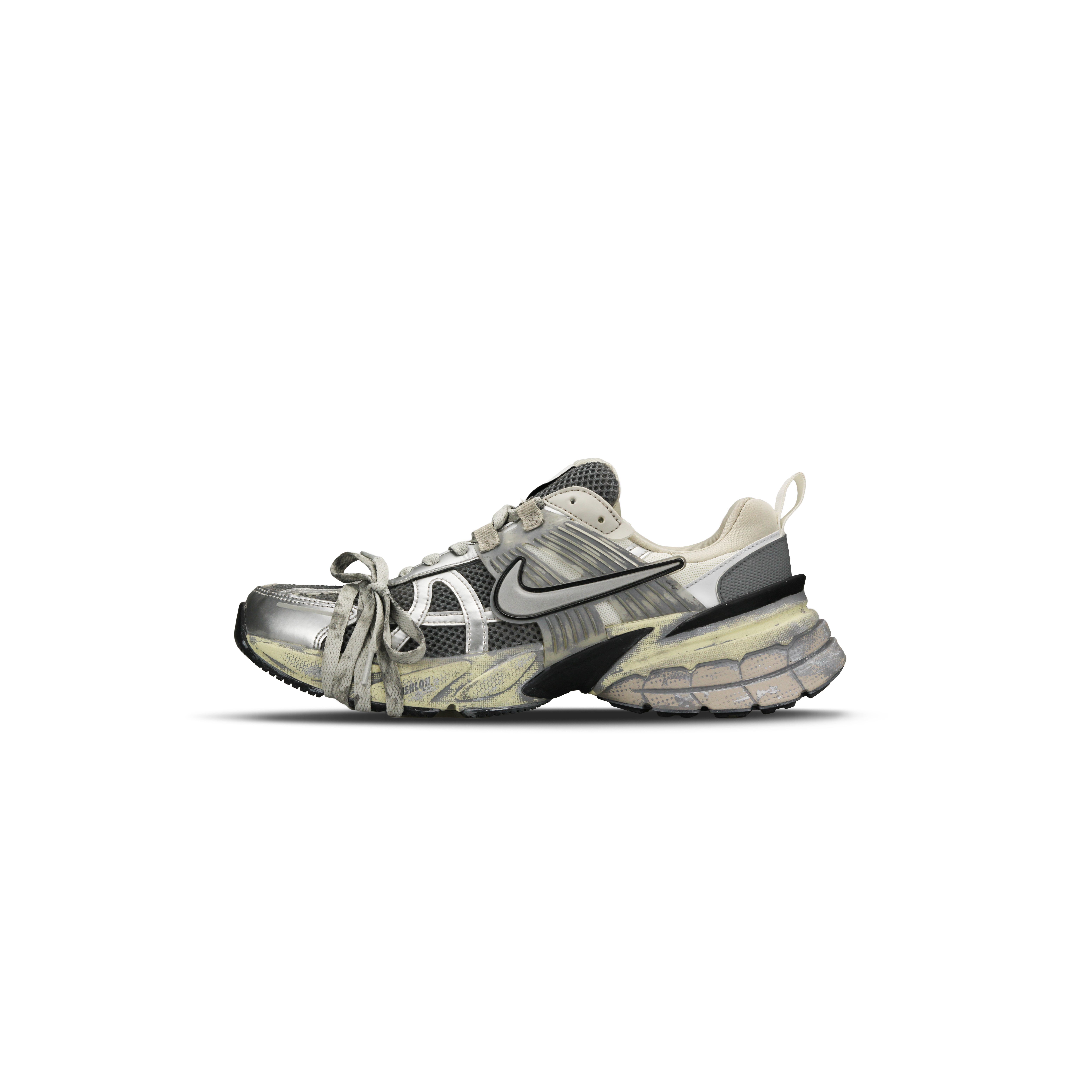Nike V2K Run Low top Running Shoes Women’s Silver Gray