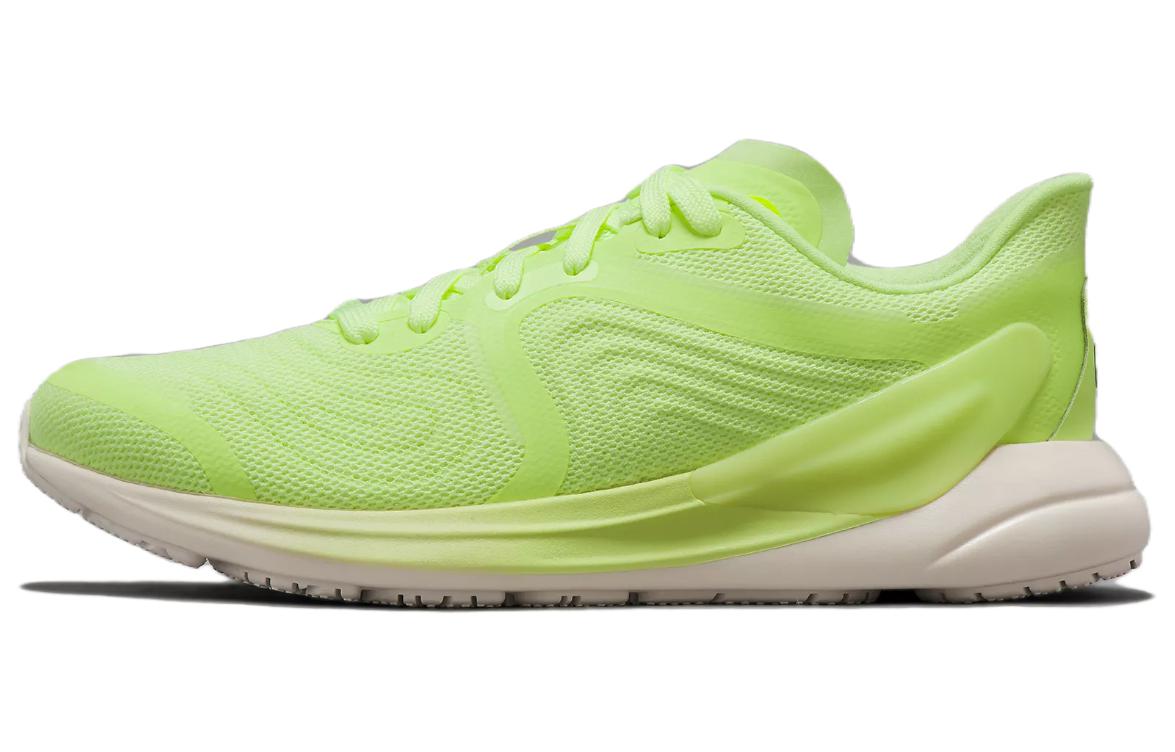 Lululemon Blissfeel Comfortable Round Toe Cushioning Slip Resistant Low top Running Shoes Women's Green White