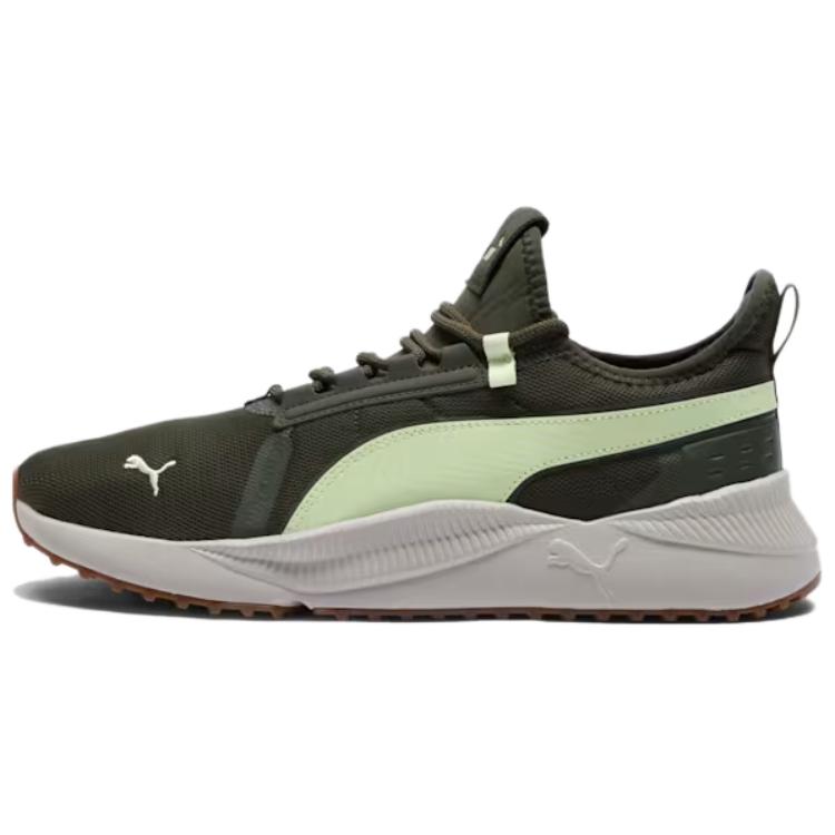 PUMA Pacer Future Slip Resistant Abrasion Resistant Low top Casual Running Shoes Unisex Dark Green