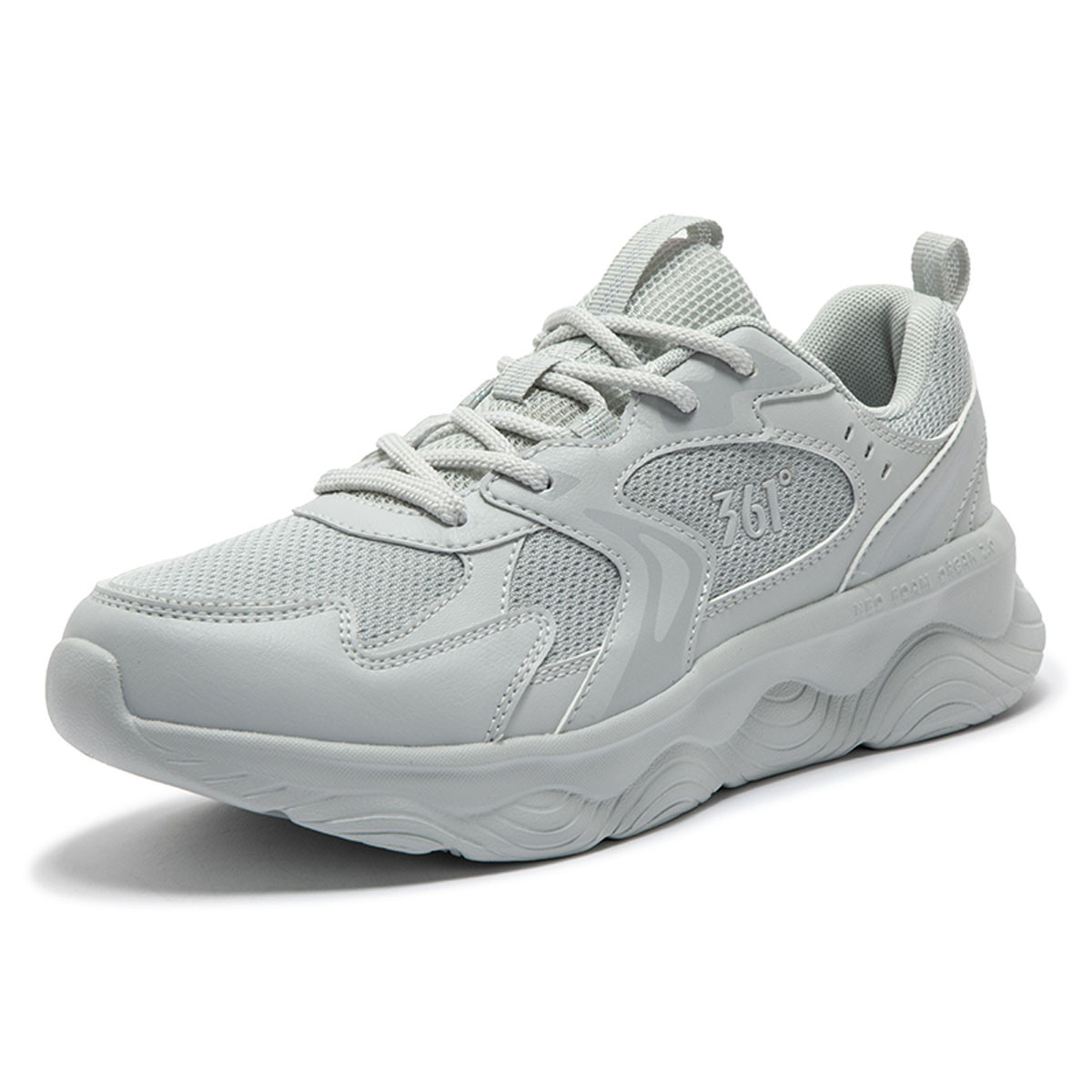 361° Cushioning Abrasion Resistant Cushioning, Wear Resistant Low top Casual City Commuting Running Shoes Women’s Gray