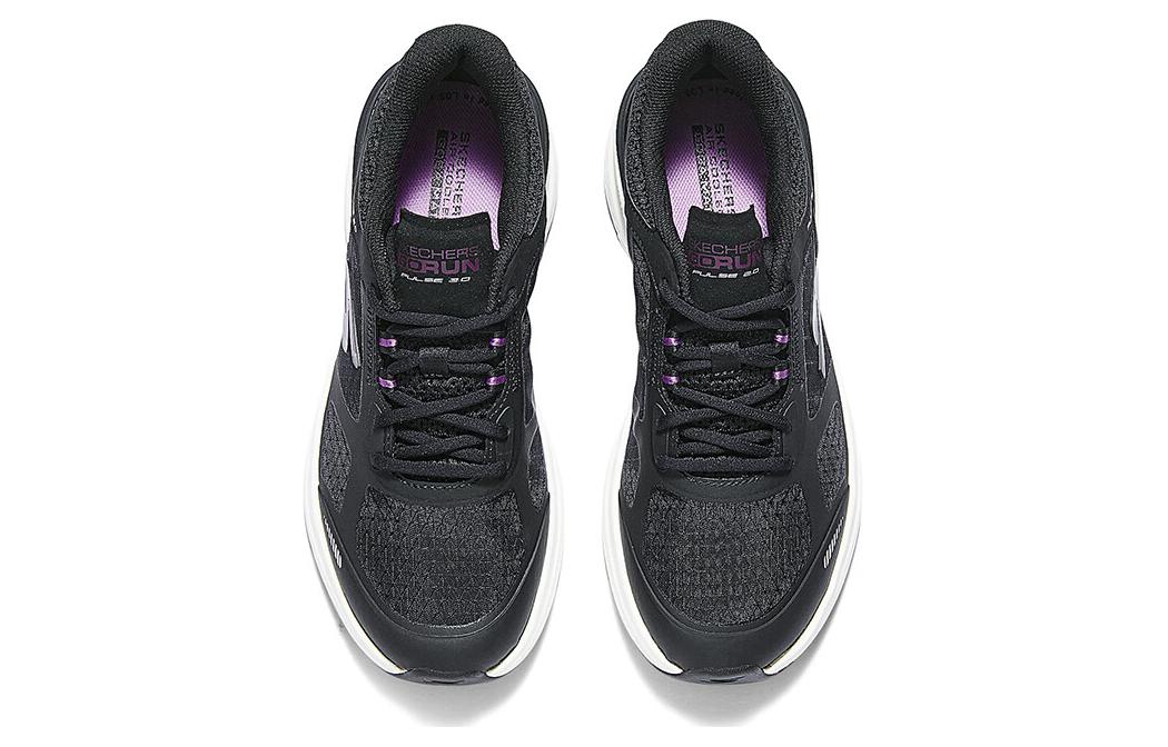 Skechers GOrun Pulse 2 Cushioning Breathable Low top Running Shoes Women’s Black Purple