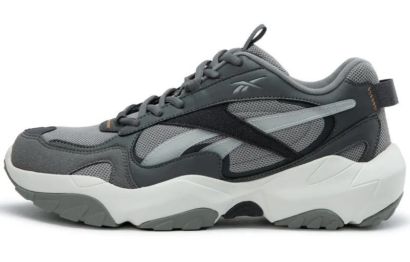 Reebok FLUFFI PUFF CN Abrasion Resistant Breathable Height Increasing Low top Running Shoes Unisex Gray