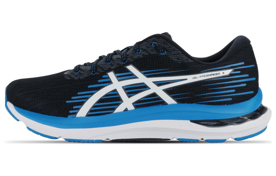Asics Gel Pacemaker 3 Zapatilas Abrasion Resistant Breathable Low top Running Shoes Black Blue White