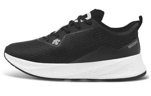DESCENTE Enerzite Cushioning Breathable Lightweight Low top Running Shoes Unisex Black