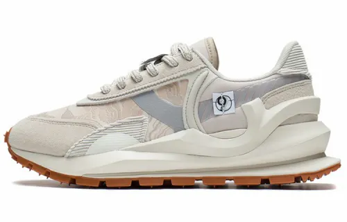 Li Ning Running Shoes Men's Low Top Oat Gray/Gray