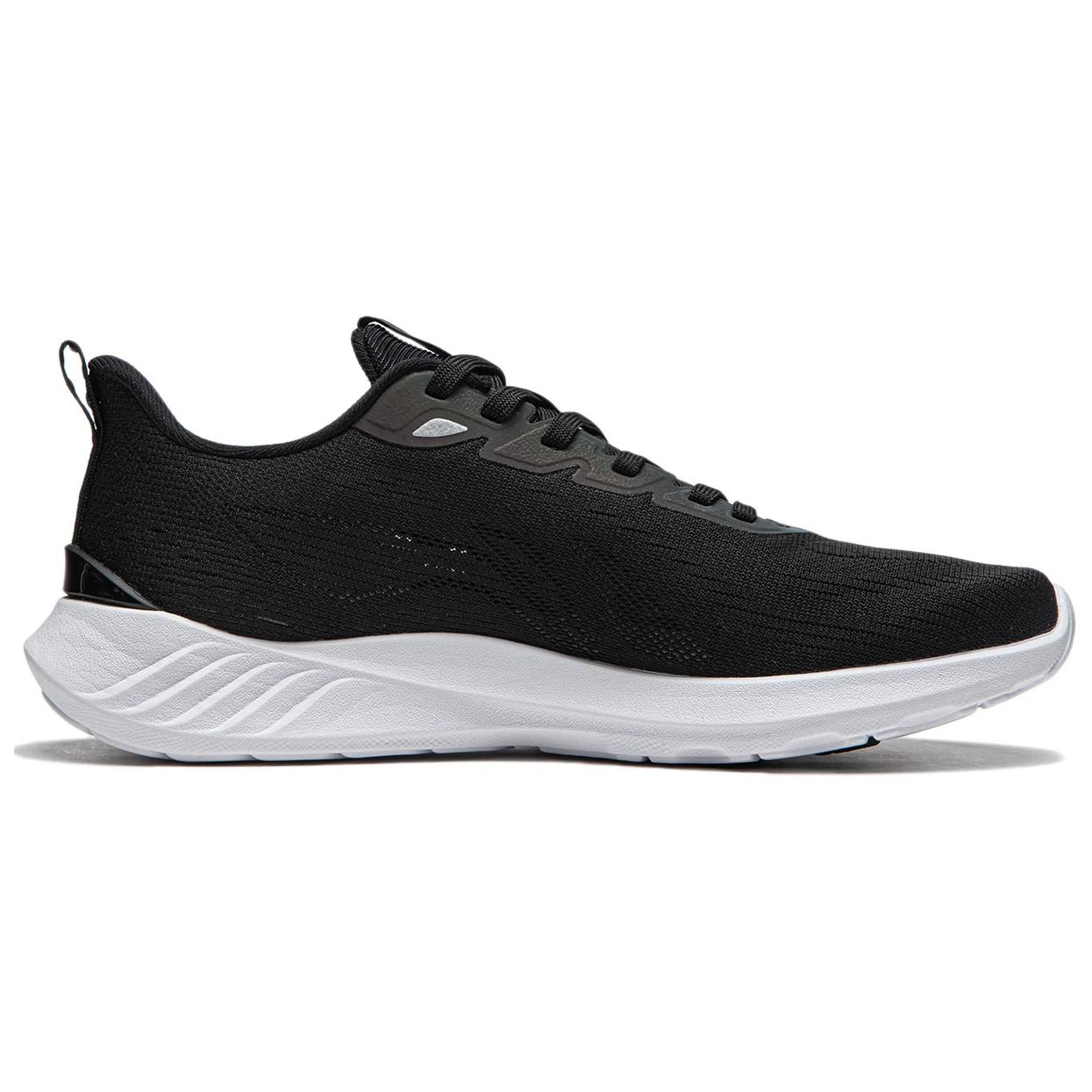 Li Ning Qingyi Comfortable Cushioning, Wear Resistant Low top Running Shoes Women’s Black White
