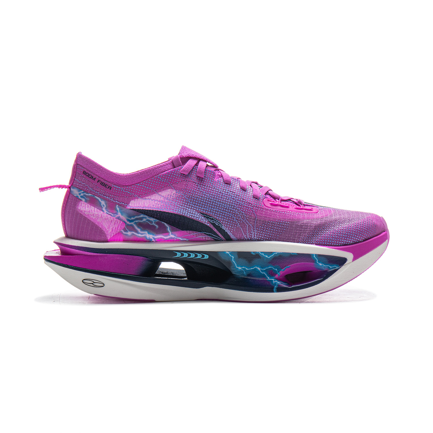 Li Ning Feidian 5 ULTRA Low top BOOM Technology Marathon Training Race Running Shoes Unisex Purple