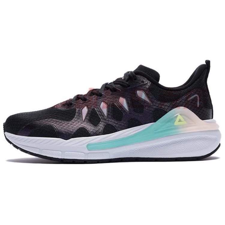 PEAK Cushioning Abrasion Resistant Cushioning, Wear Resistant Low top Running Shoes Women’s Black