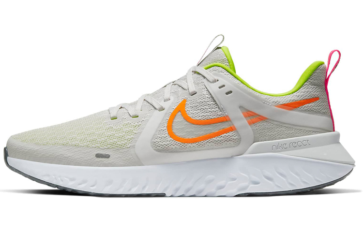 Кроссовки Nike Legend React 2 (серо-зеленые)