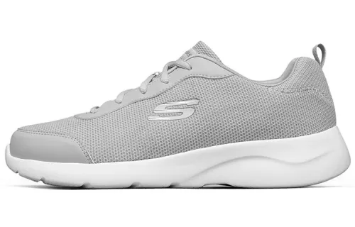 Skechers Dynamight 2.0 Cushioning Breathable Low top Running Shoes Men's Light Gray