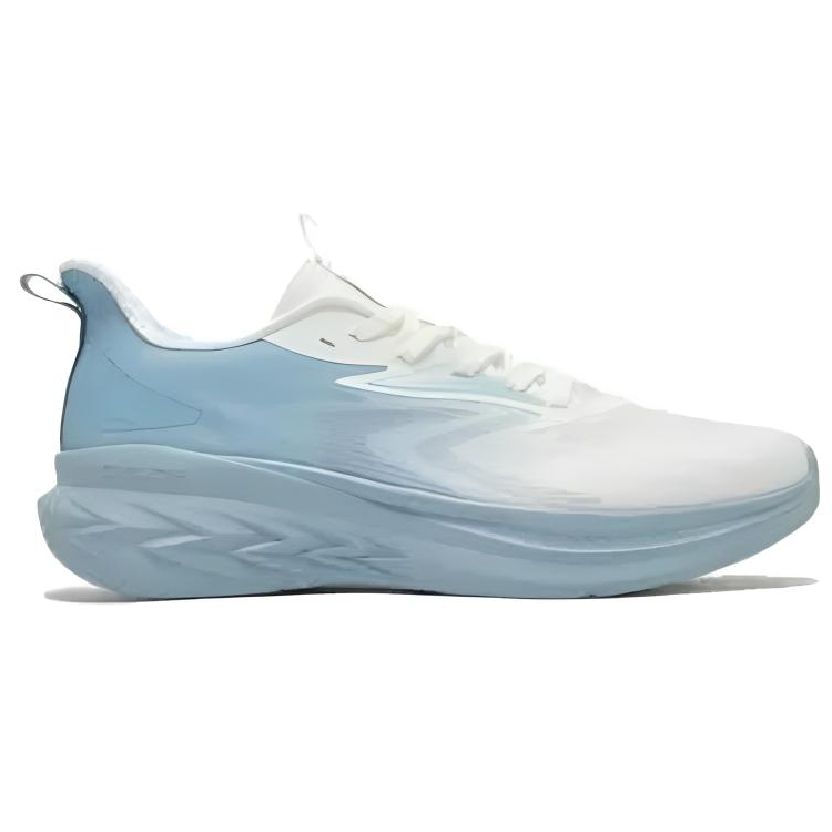 361° Flying Feather 3.0 Cushioning Slip Resistant Abrasion Resistant Low top Casual Running Shoes Men’s White Blue