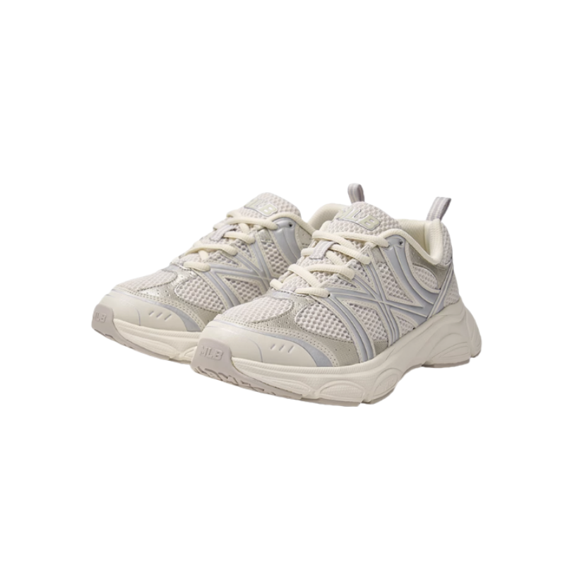 MLB Ace Runner Low top Training Running Shoes Unisex Ecru