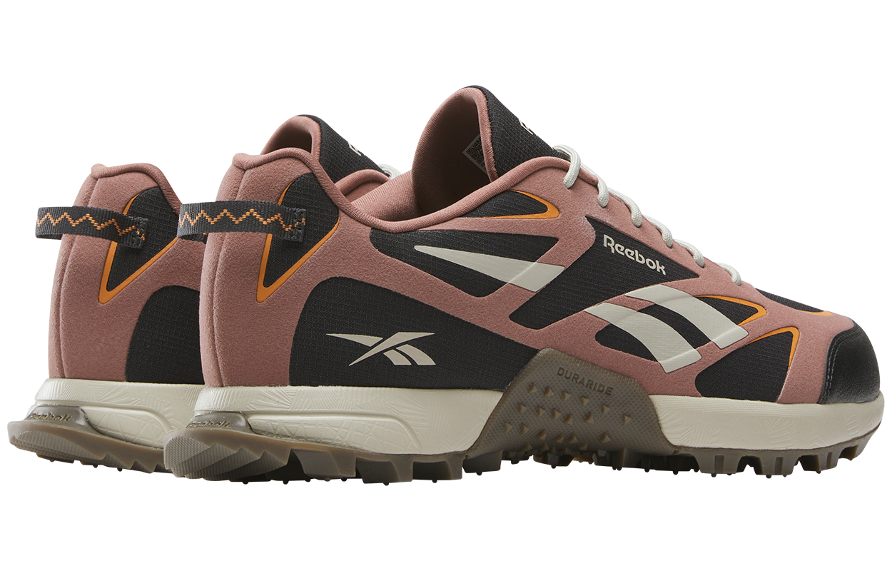 Reebok Abrasion Resistant Low top Trail Running Shoes Unisex Black/Khaki