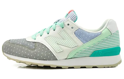 New Balance NB 996 Fabric Low top Running Shoes Women's White Green