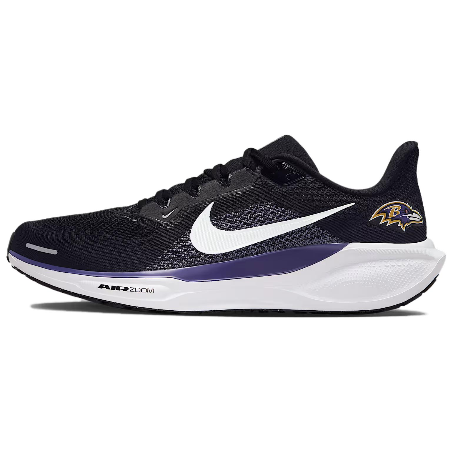 NFL x Nike Pegasus 41 Abrasion Resistant Abrasion Resistant Low top Running Shoes Men’s Black White