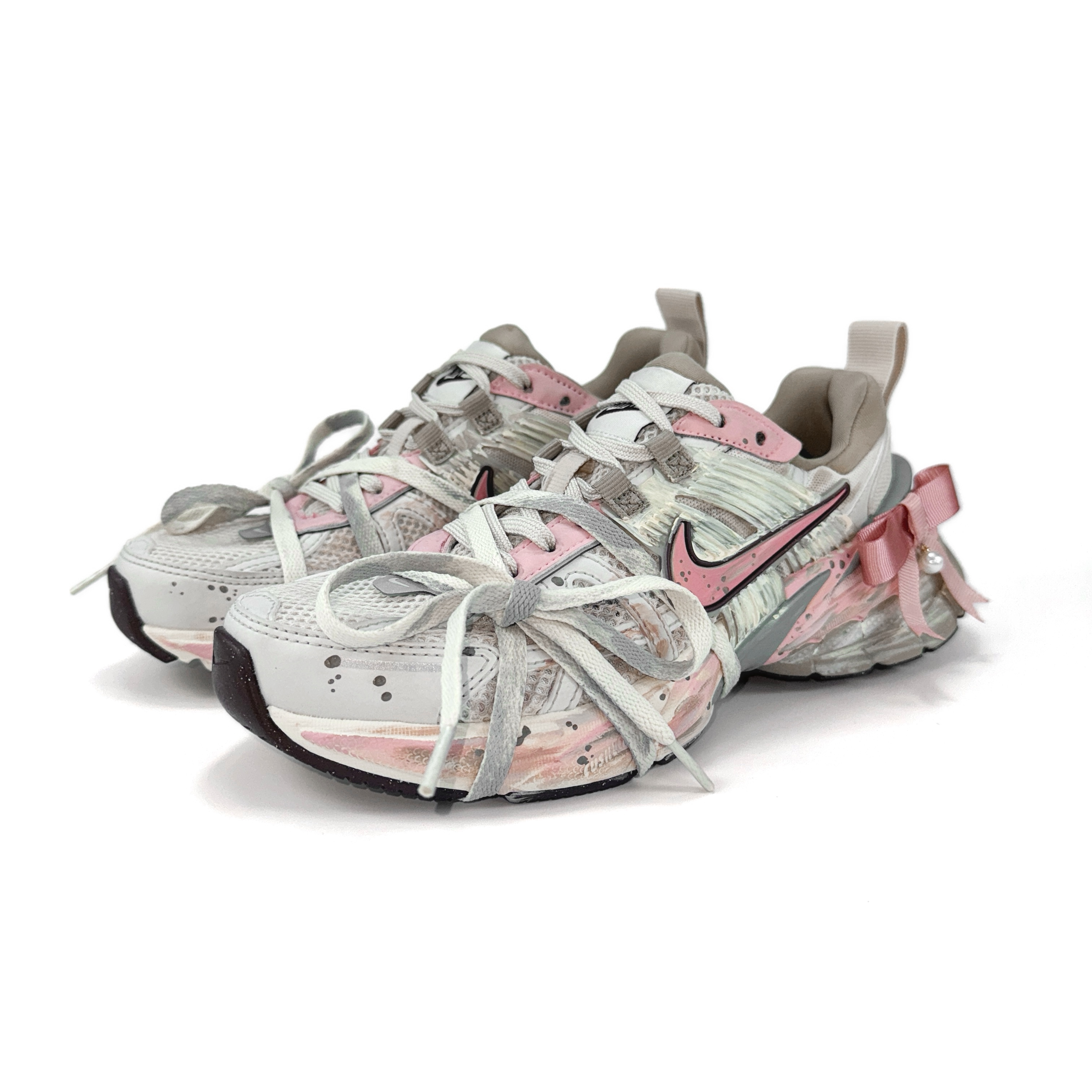 Nike V2K Run Slip Resistant Abrasion Resistant Slip Resistant Abrasion Resistant Low top Running Shoes Women’s