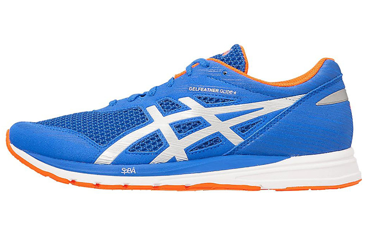 ASICS Gel Feather Glide 4 Running Shoes Men's Low Top Blue/White