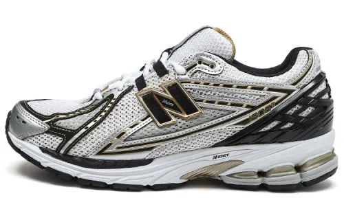 New Balance NB 1906R Trendy Retro Versatile Mesh Textile Synthetic Leather Low-Top Running Shoes Unisex White Silver